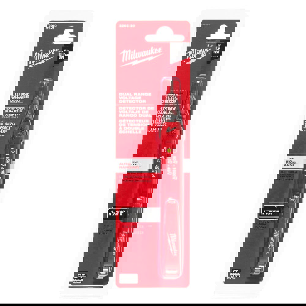 Circuit Continuity & Voltage Testers; Tester Type: Voltage Tester ; Minimum Voltage: 10 VAC ; Maximum Voltage: 1000V AC ; Display Type: Light Indicator ; Audible Alert: Yes ; Power Supply: AAA Battery